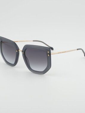 Isabel Marant IM 0149/S 0FT3 GB Sunglasses Grey Geometric Frame, Grey Lenses